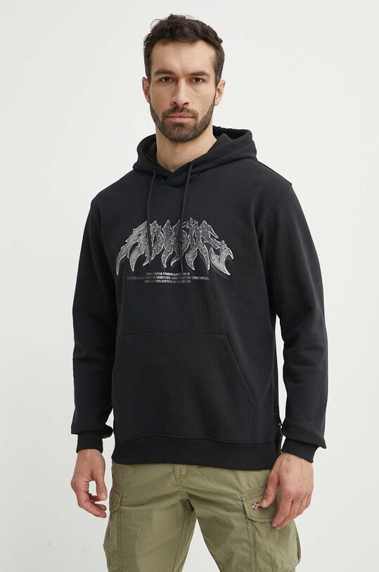 Odzież adidas Originals bluza bawełniana IS0203 czarny