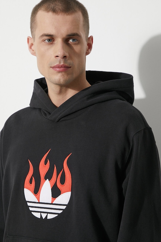 adidas Originals cotton sweatshirt IS0208 black