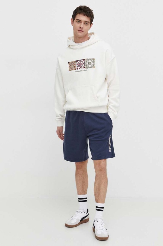 Abercrombie & Fitch bluza KI122.4070.100 beżowy SS24