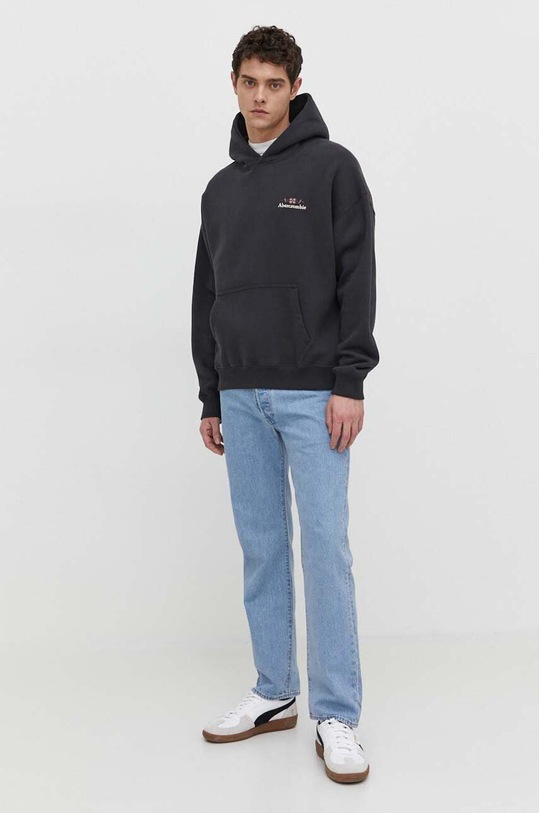 Abercrombie & Fitch bluza KI122.4070.950 szary SS24