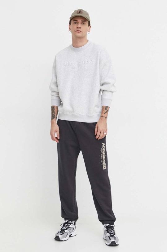 Abercrombie & Fitch bluza KI122.4071.400 szary SS24
