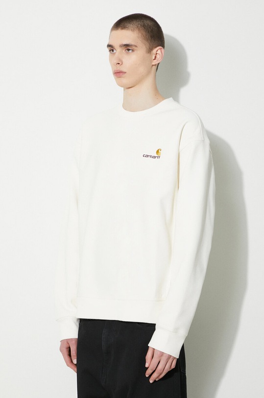Carhartt WIP sweatshirt American Script Sweat beige I025475.D6XX