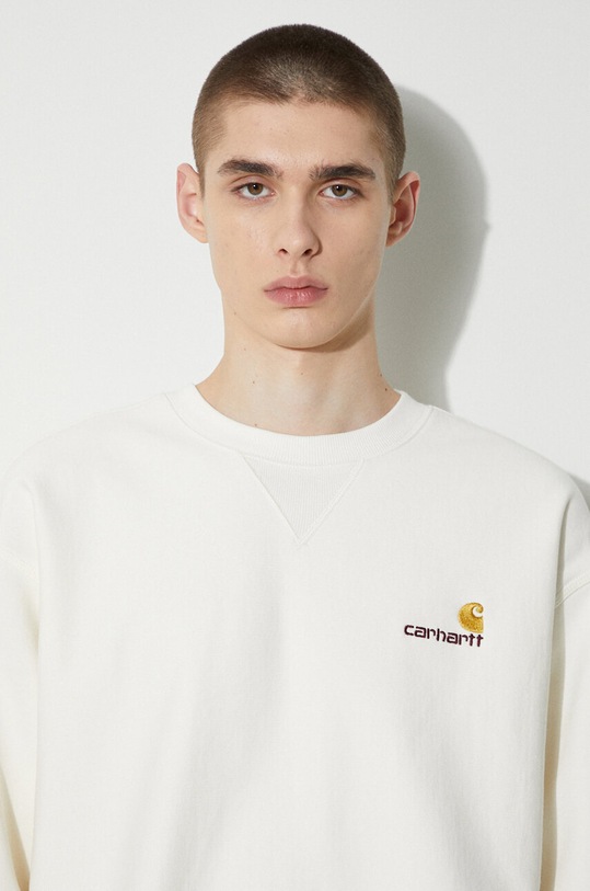 Carhartt WIP sweatshirt American Script Sweat I025475.D6XX beige