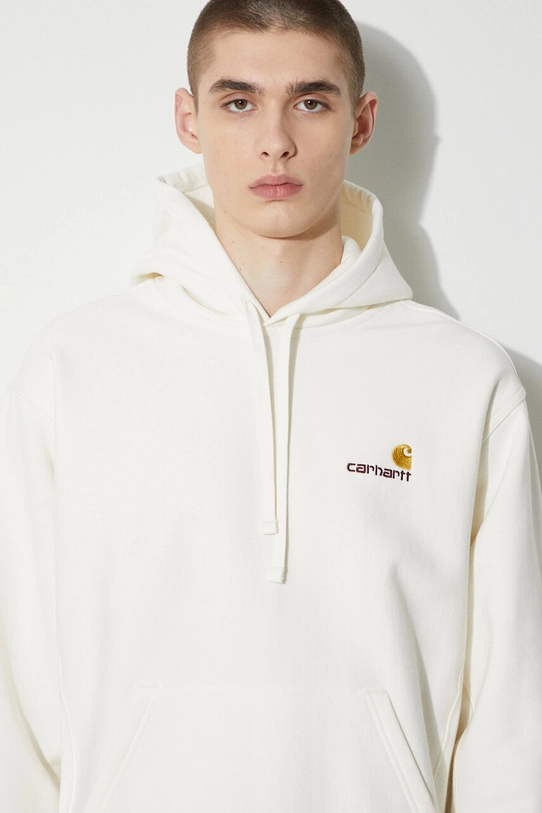 Carhartt WIP sweatshirt Hooded American Script Sweat I028279.D6XX beige