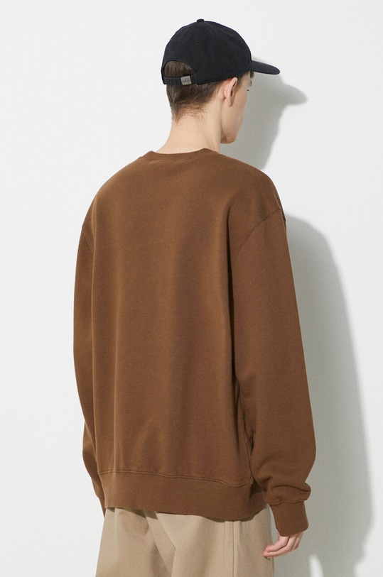 Clothing Carhartt WIP cotton sweatshirt Pocket Sweat I030903.1ZDXX brown