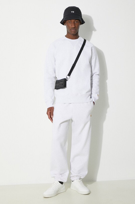 Кофта Carhartt WIP Chase Sweat I033660.00JXX серый SS24