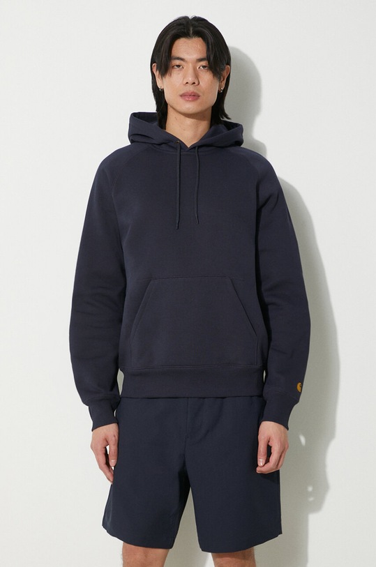 Carhartt WIP sweatshirt Hooded Chase Sweat other navy I033661.00HXX