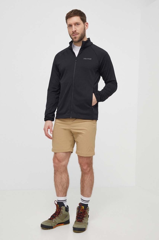 Αθλητική μπλούζα Marmot Leconte M15382 μαύρο SS24