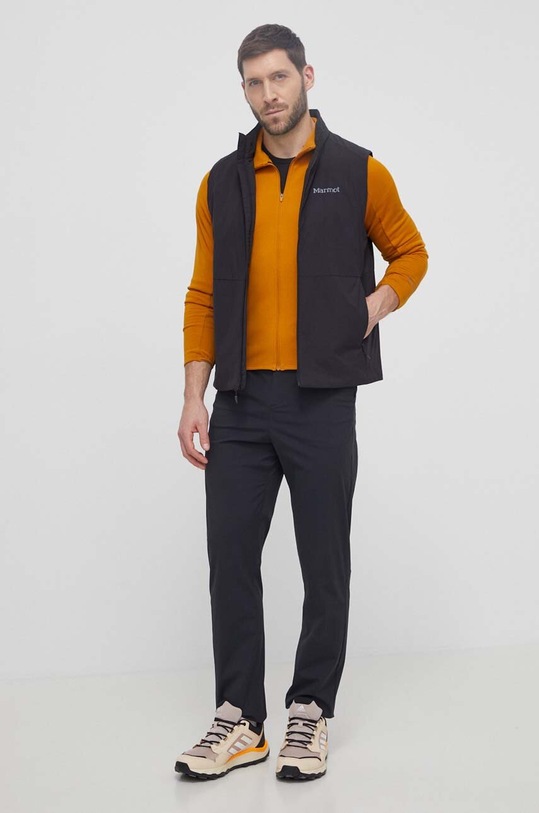 Športová mikina Jack Wolfskin Gravex Thermo GRAVEX THERMO 1711581 žltá SS24