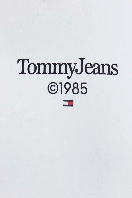 Bavlnená mikina Tommy Jeans DM0DM18610 biela