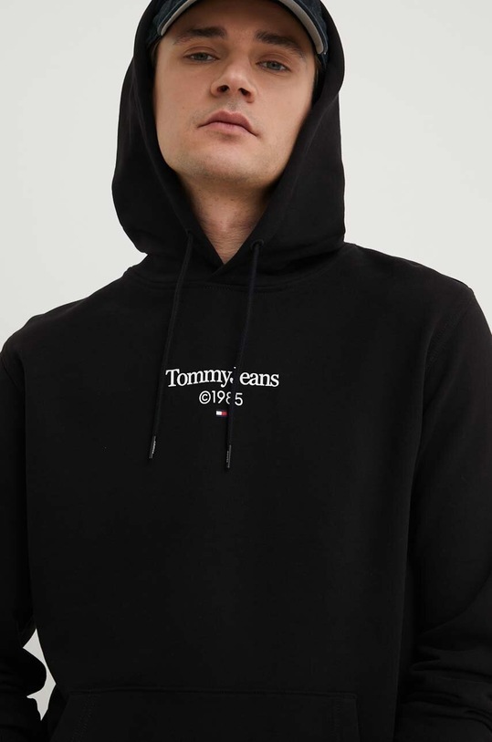 Tommy Jeans bluza bawełniana czarny DM0DM18610