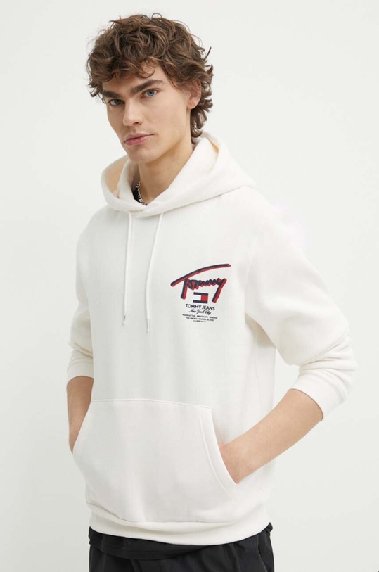 Oblečení Mikina Tommy Jeans DM0DM18647 béžová