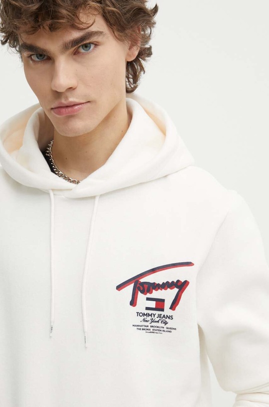 Mikina Tommy Jeans béžová DM0DM18647