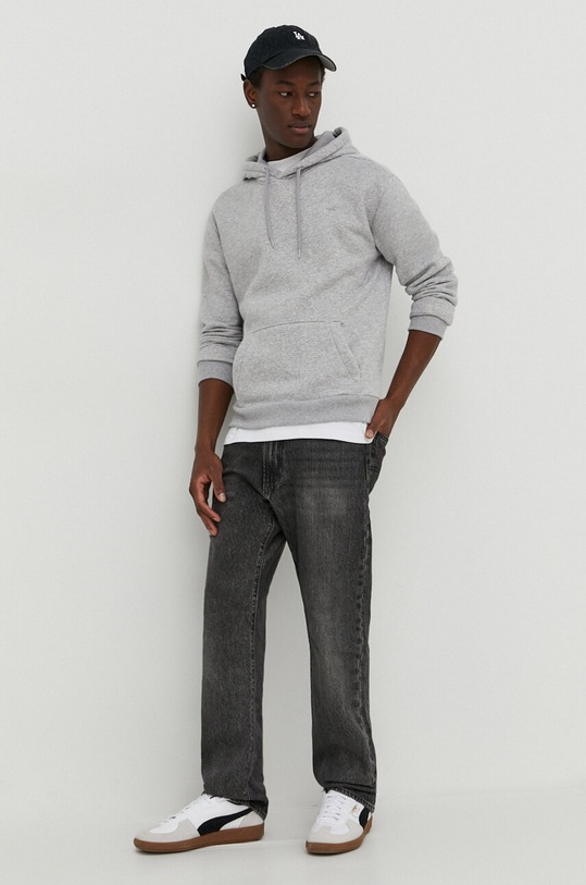 Μπλούζα Hollister Co. KI322.4053.122 γκρί SS24