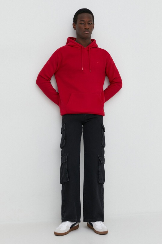 Μπλούζα Hollister Co. KI322.4053.500 κόκκινο SS24