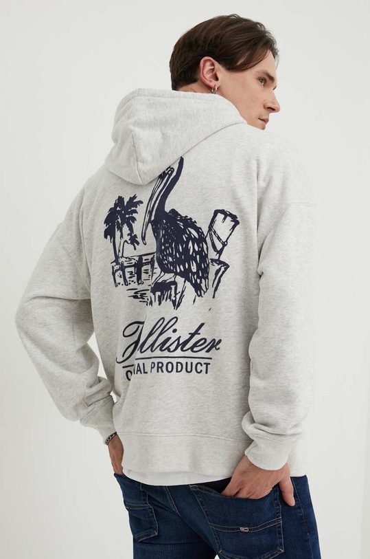 Odzież Hollister Co. bluza KI322.4056.112 szary