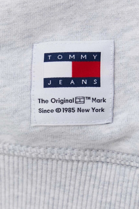 Pamučna dukserica Tommy Jeans DM0DM18635 siva