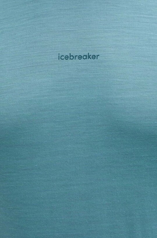 Icebreaker bluza sportowa 125 Cool-Lite Merino Blend Sphere IB0A56EUA751 zielony
