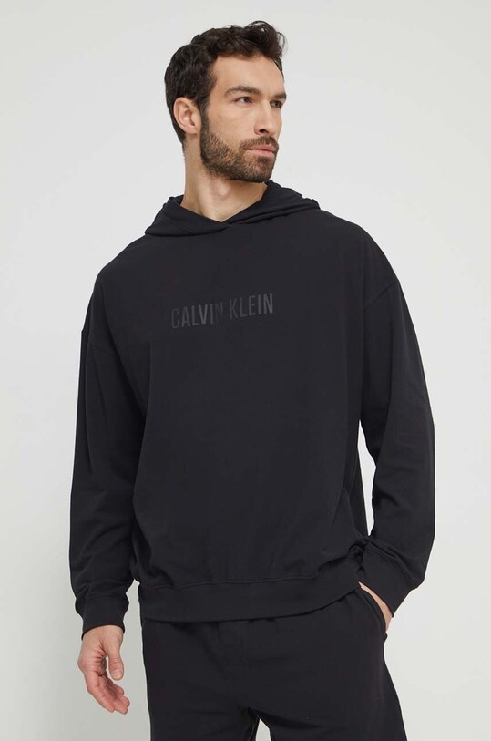 Calvin Klein Underwear bluza lounge z kapturem czarny 000NM2569E