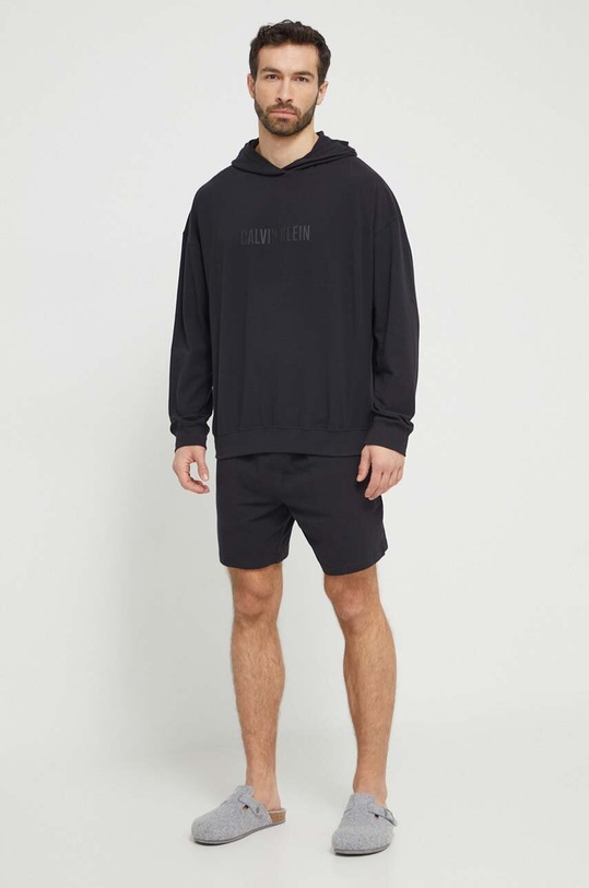 Mikina Calvin Klein Underwear 000NM2569E černá SS24