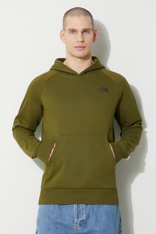 Pamučna dukserica The North Face M Raglan Redbox Hoodie