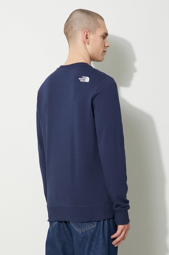 Odzież The North Face bluza bawełniana M Drew Peak Crew Light NF0A4T1E8K21 granatowy