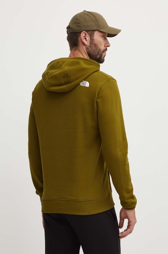 Îmbrăcăminte The North Face hanorac de bumbac M Simple Dome Hoodie NF0A7X1JPIB1 verde