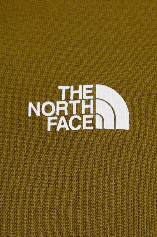 The North Face bluza bawełniana M Simple Dome Hoodie NF0A7X1JPIB1 zielony