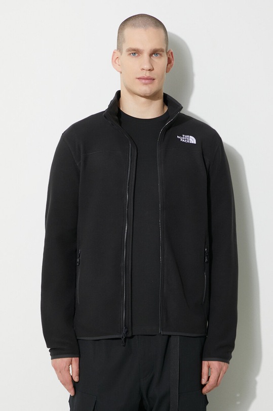 The North Face M 100 Glacier Full Zip Planet friendly black NF0A855XJK31