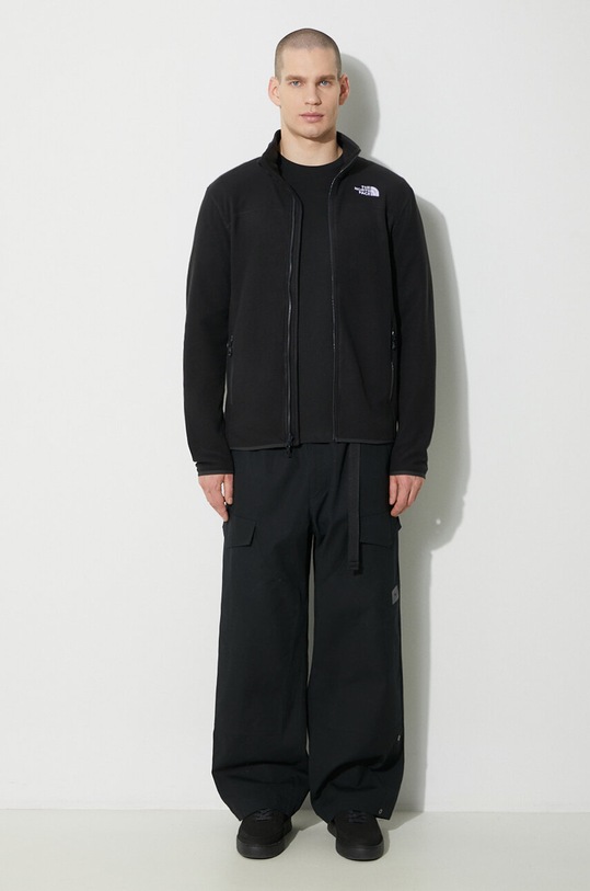 The North Face M 100 Glacier Full Zip NF0A855XJK31 black SS24