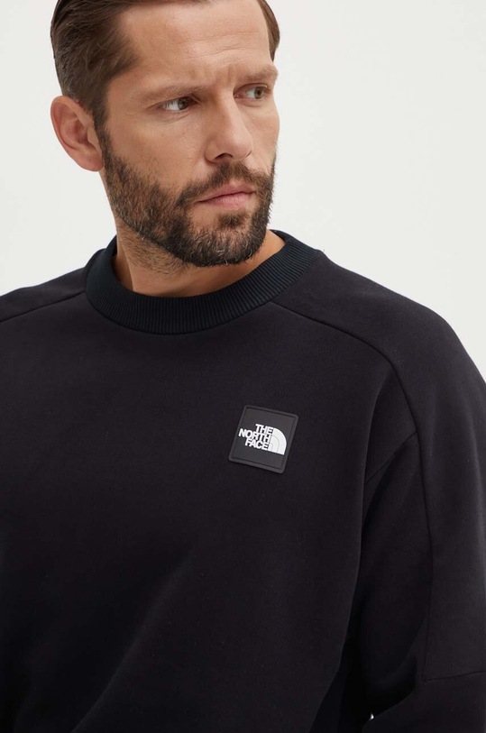 The North Face hanorac de bumbac U The 489 Crew negru NF0A87D8JK31