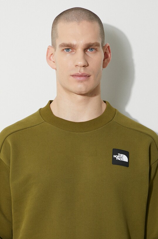 The North Face hanorac de bumbac U The 489 Crew NF0A87D8PIB1 verde