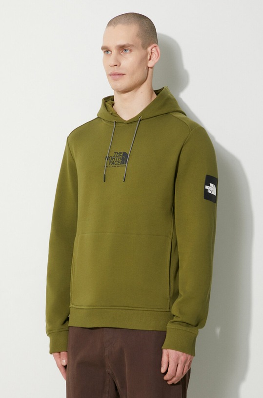 The North Face cotton sweatshirt M Fine Alpine Hoodie green NF0A87F7PIB1