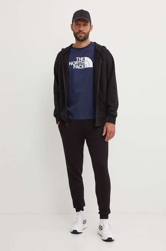 The North Face bluză M Essential Fz Hoodie NF0A87FBJK31 negru SS24
