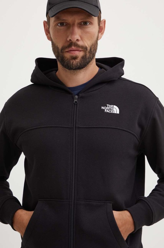 The North Face bluză M Essential Fz Hoodie negru NF0A87FBJK31