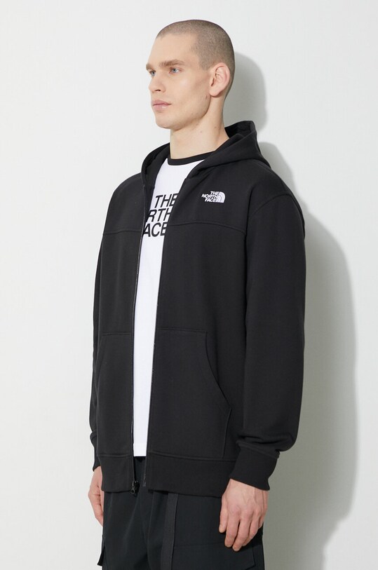 Mikina The North Face M Essential Fz Hoodie čierna NF0A87FBJK31
