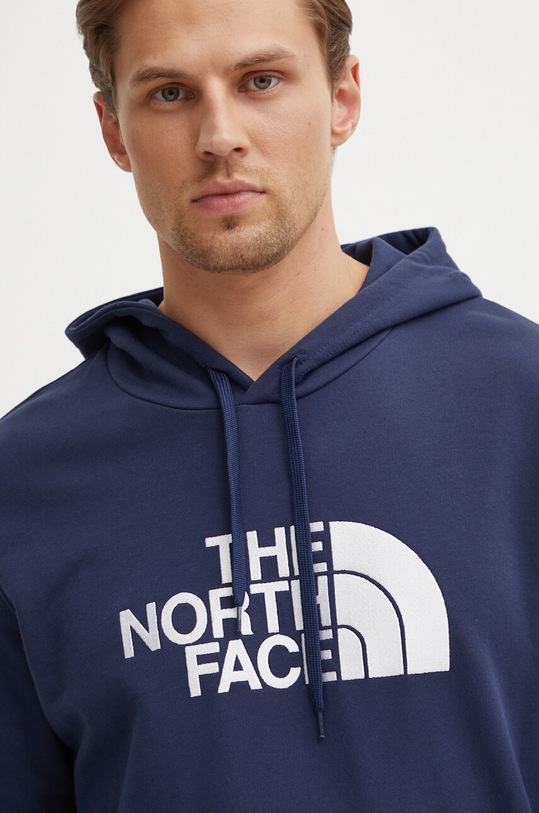 The North Face bluza bawełniana M Light Drew Peak Pullover Hoodie granatowy NF00A0TE8K21