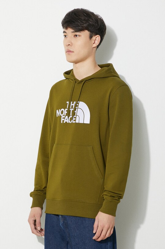 The North Face hanorac de bumbac M Light Drew Peak Pullover Hoodie verde NF00A0TEPIB1