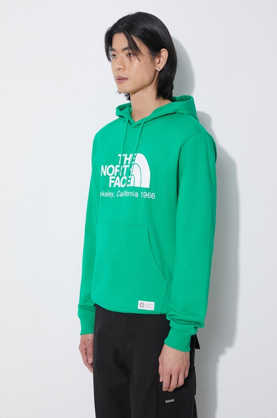 Bavlnená mikina The North Face M Berkeley California Hoodie zelená NF0A55GFPO81