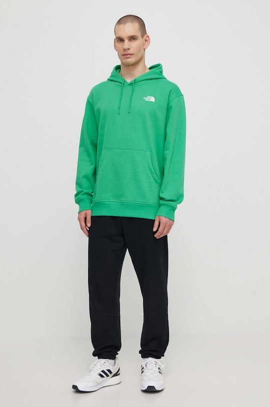 The North Face bluza M Essential Hoodie z kapturem zielony NF0A7ZJ9PO81