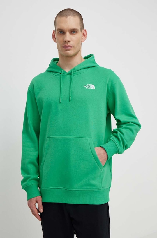 The North Face bluza M Essential Hoodie NF0A7ZJ9PO81 zielony SS24