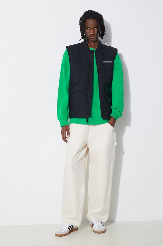 The North Face bluza M Essential Crew NF0A7ZJAPO81 verde SS24
