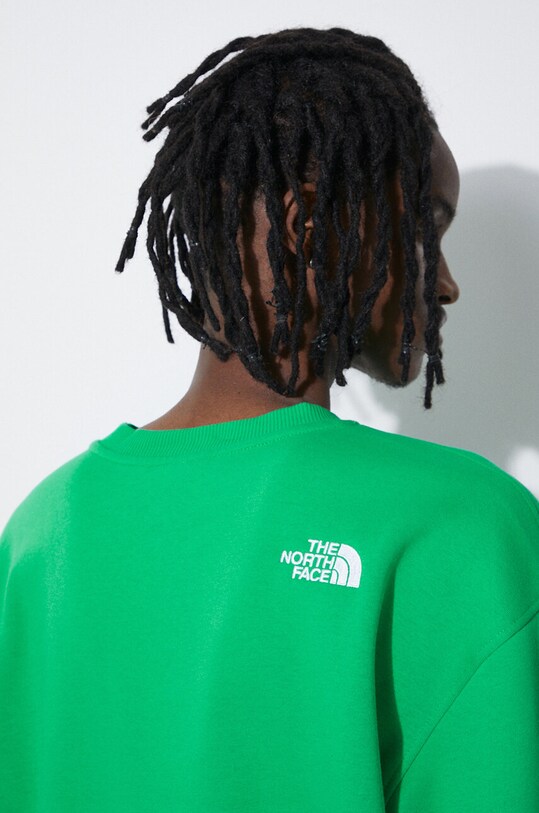 The North Face bluza M Essential Crew NF0A7ZJAPO81 verde