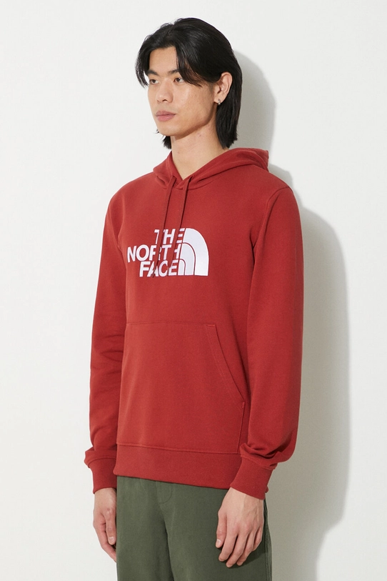 Памучен суичър The North Face M Light Drew Peak Pullover Hoodie бордо NF00A0TEPOJ1