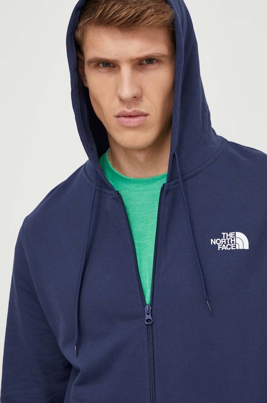 Odzież The North Face bluza bawełniana NF00CEP78K21 granatowy