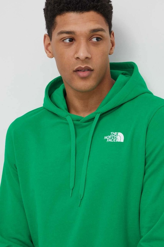 The North Face bluza bawełniana zielony NF0A2S57PO81