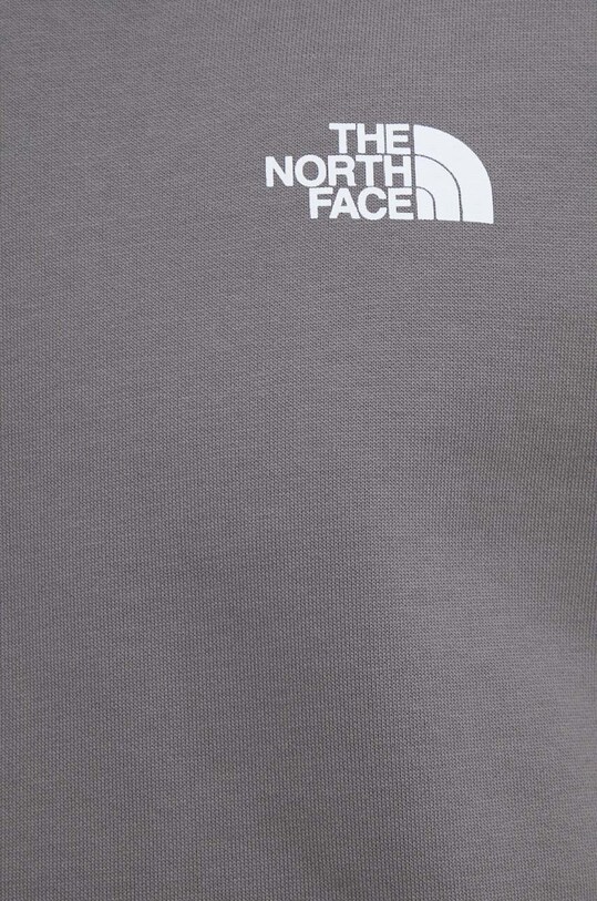 The North Face felpa in cotone NF0A2ZWU0UZ1 grigio