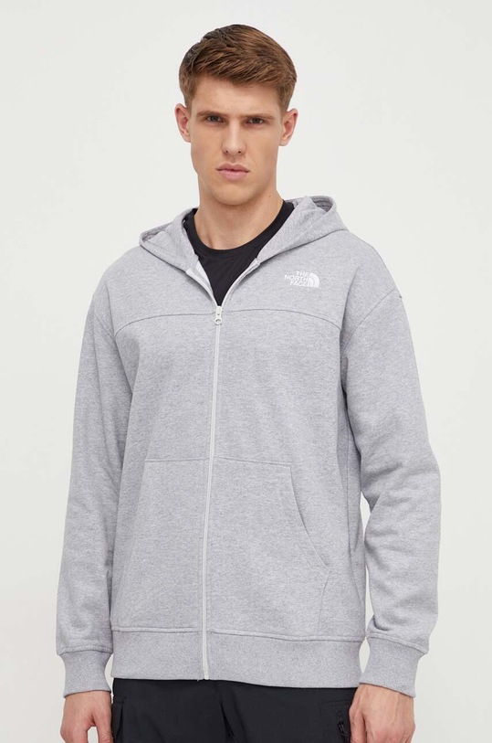 The North Face bluza melanj gri NF0A87FBDYX1