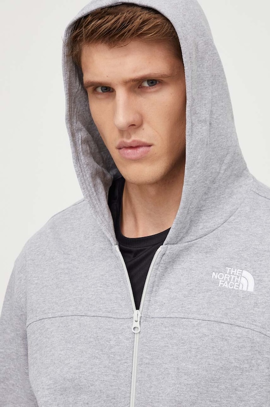 The North Face bluza gri NF0A87FBDYX1
