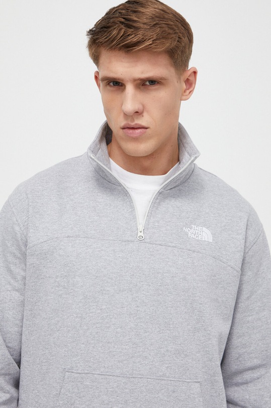 The North Face bluza gri NF0A87FCDYX1